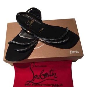 Christian Louboutin Rare diamond strappy sandals